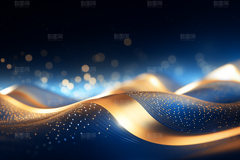 光线波长科技感未来感背景图