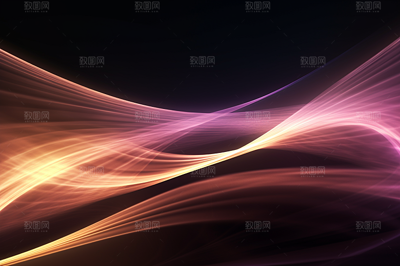 光线波长科技感高清背景图