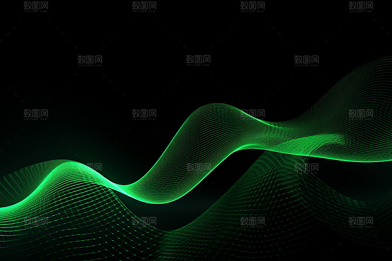 光线波长光束抽象背景图