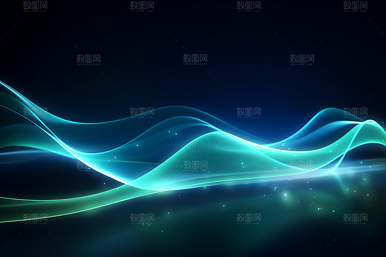 光线波长抽象现代背景图