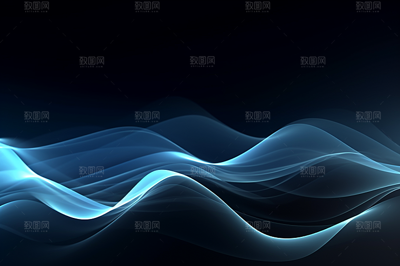 光线波长渐变现代背景图