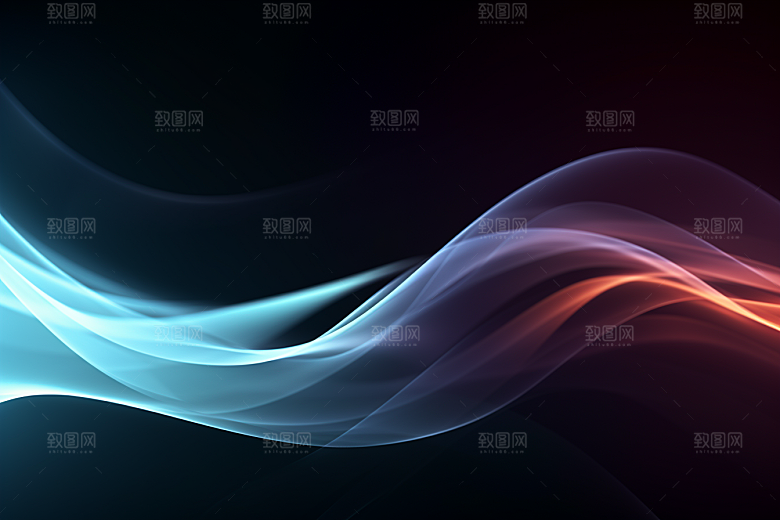 光线波长现代粒子背景图