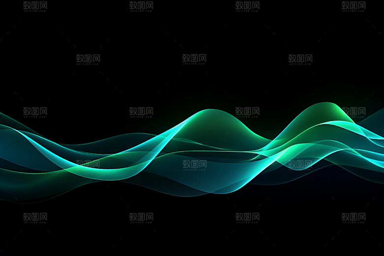 光线波长粒子光波背景图