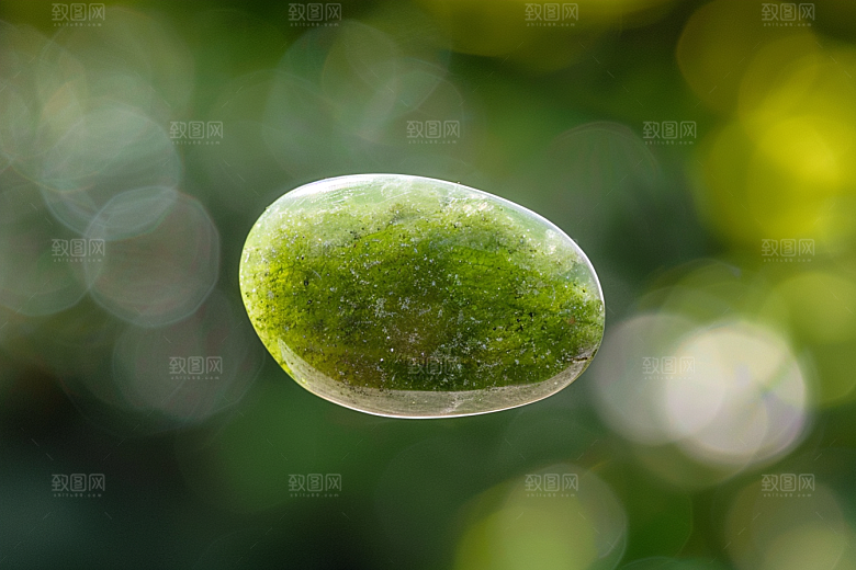 玉石绿色高贵素材