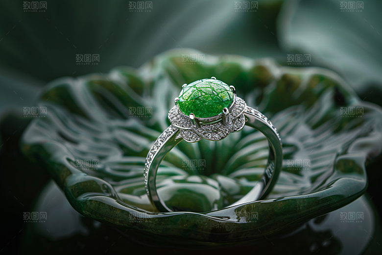 玉石翠玉传统素材