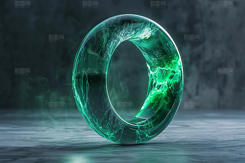 玉石翡翠绿色素材