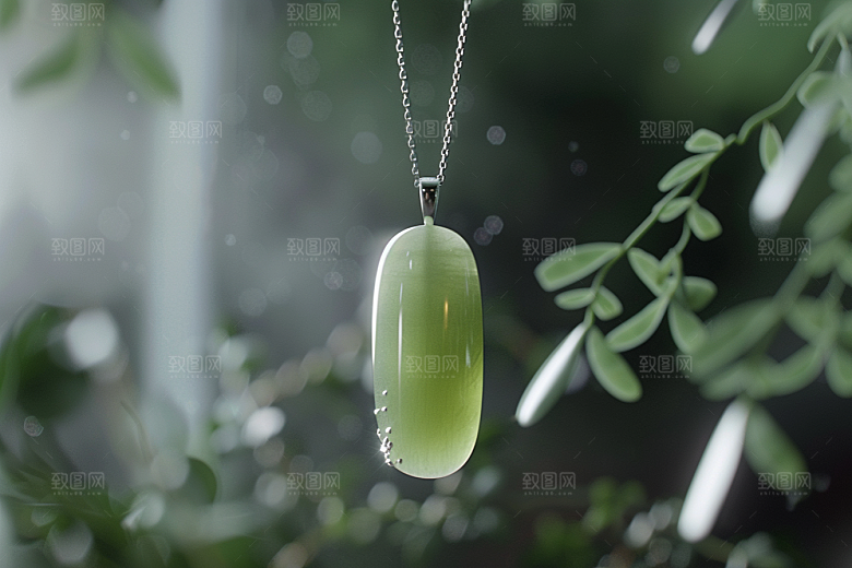玉石典雅绿色素材
