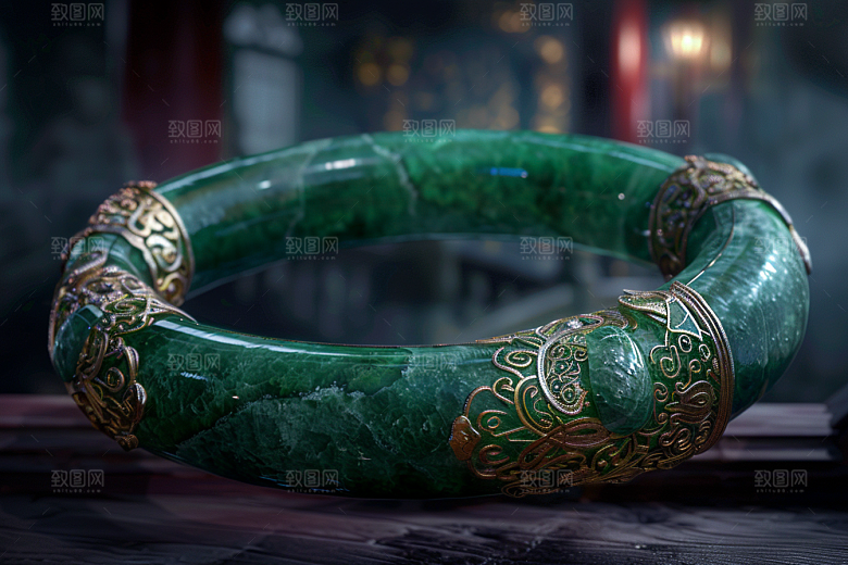 玉石中国风翡翠素材