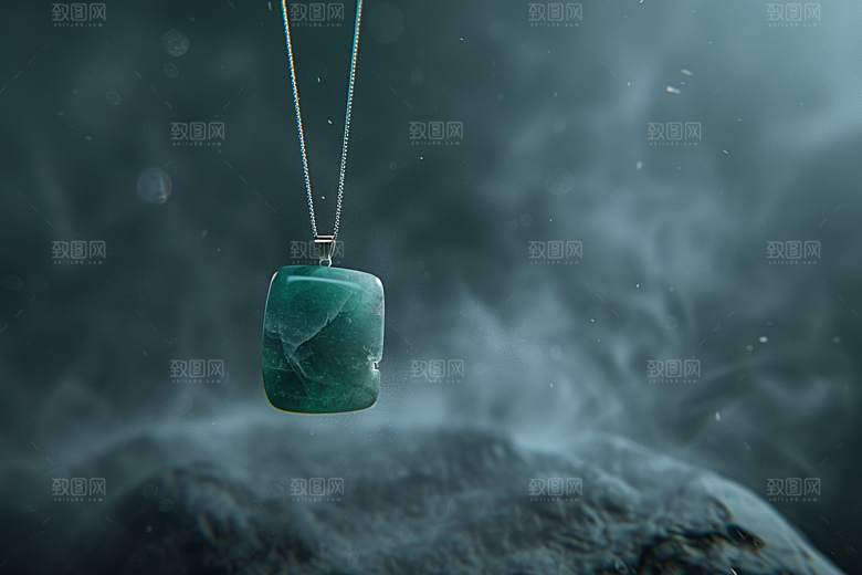 玉石珠宝美玉光泽素材