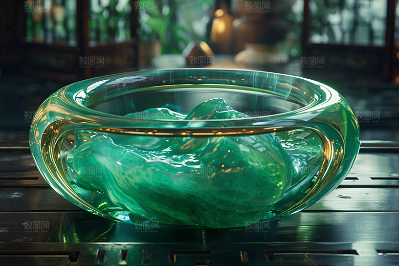 玉石珠宝润泽饰品素材