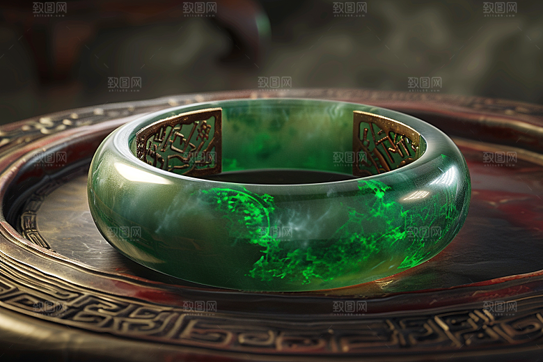 玉石珠宝美玉大气素材