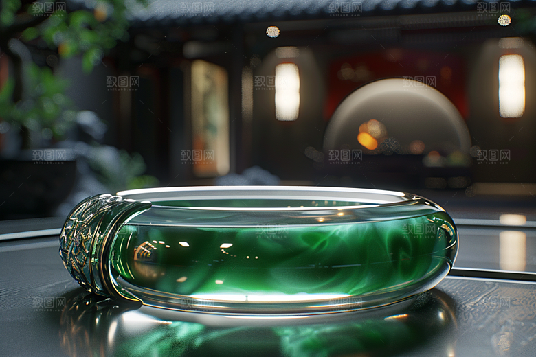 玉石珠宝饰品奢华素材