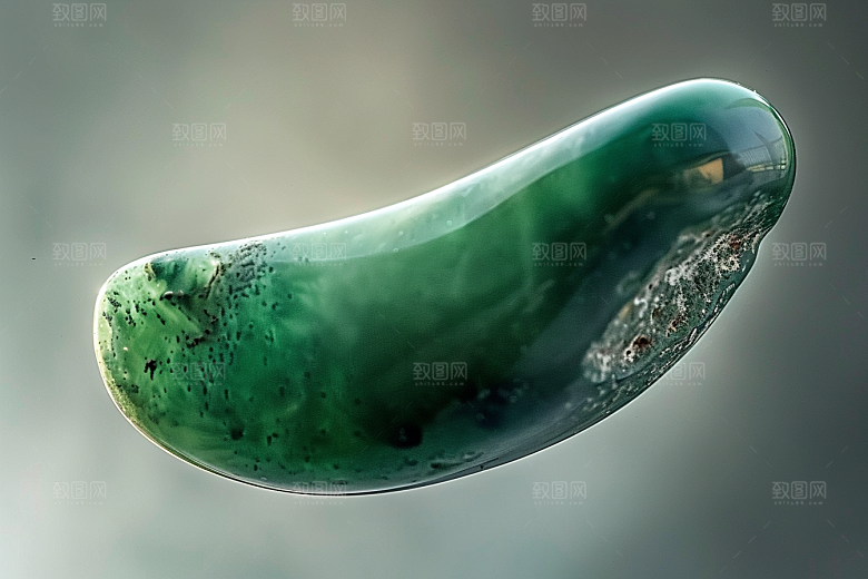 玉石珠宝绿色润泽素材