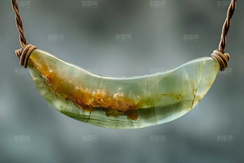 玉石珠宝润泽绿色素材