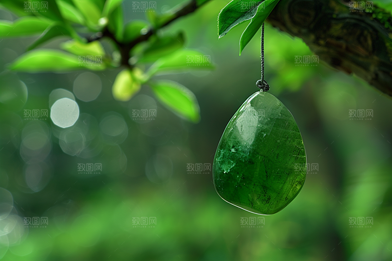 玉石珠宝精致通透素材
