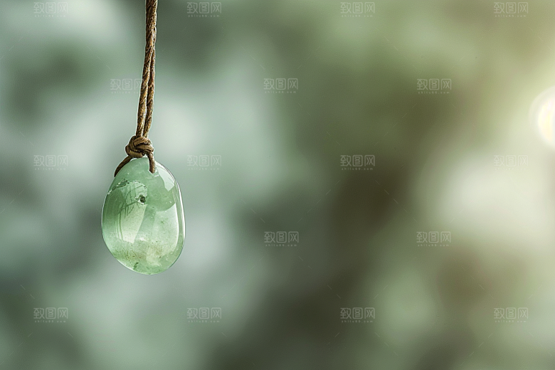 玉石珠宝光泽通透素材