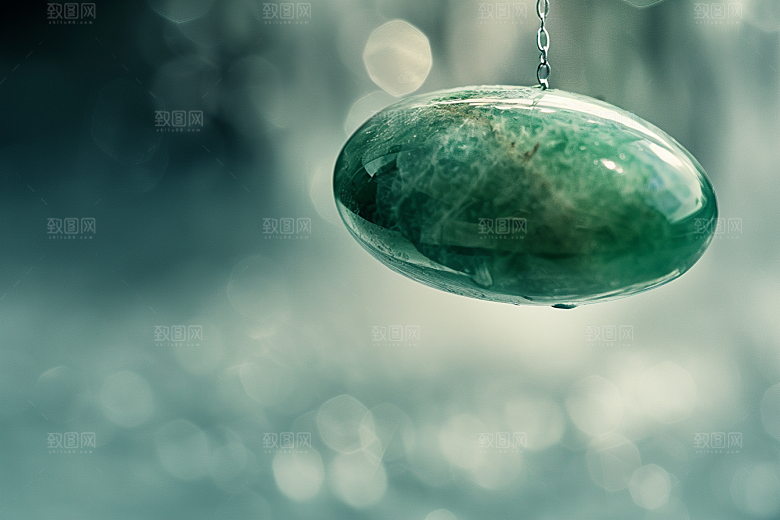 玉石珠宝通透光泽素材