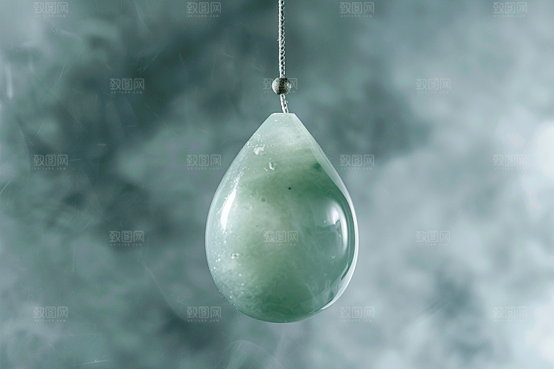 玉石珠宝润泽古董素材
