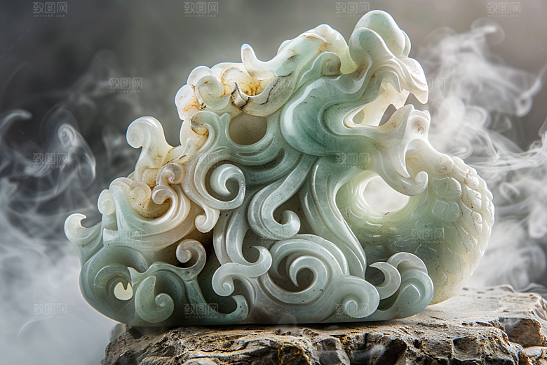 玉石珠宝通透高端素材