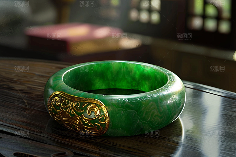 玉石珠宝奢侈品光泽素材