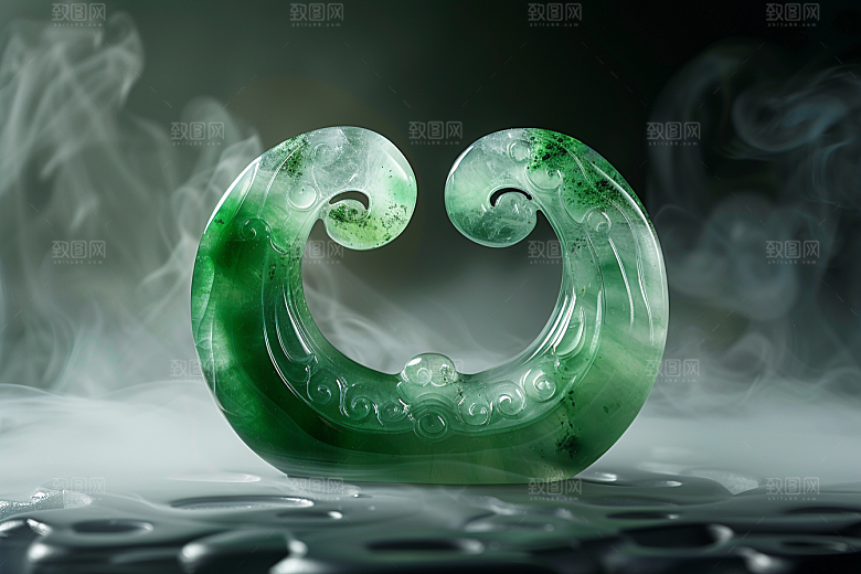 玉石珠宝高端光泽素材