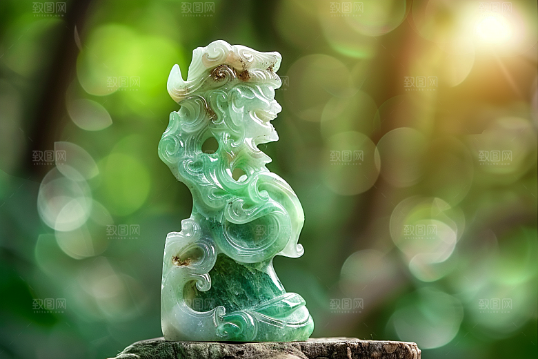 玉石珠宝光泽精致素材