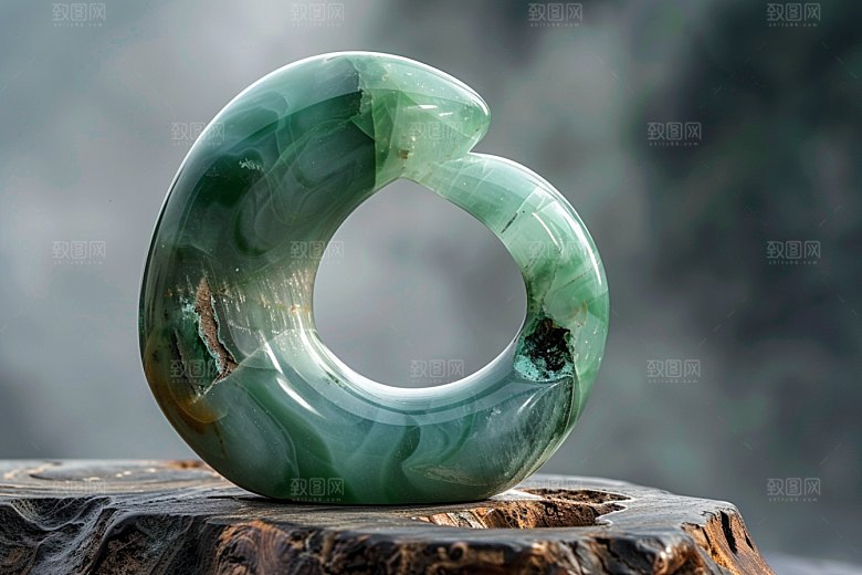 玉石珠宝奢华绿色素材