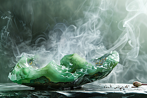 玉石珠宝精致通透素材