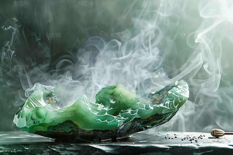玉石珠宝精致通透素材