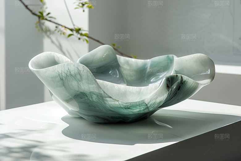 玉石珠宝奢侈品绿色素材