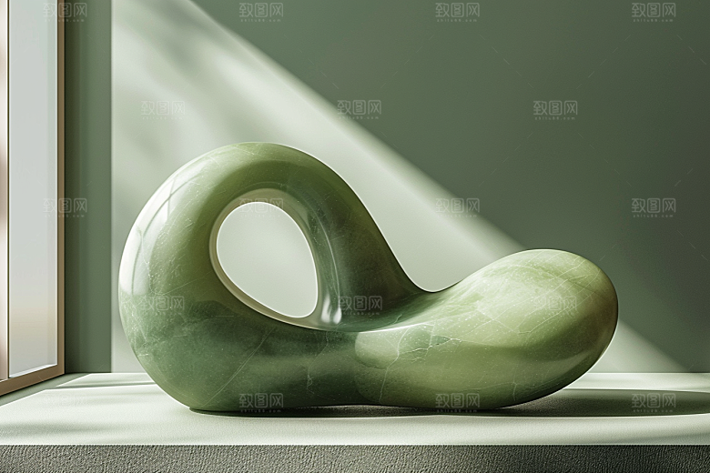 玉石珠宝美玉光泽素材