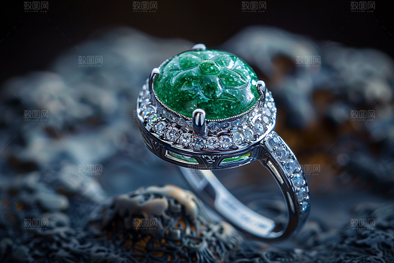 玉石珠宝奢华美玉素材
