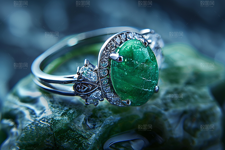 玉石珠宝高清润泽素材