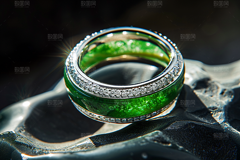 玉石珠宝通透精致素材