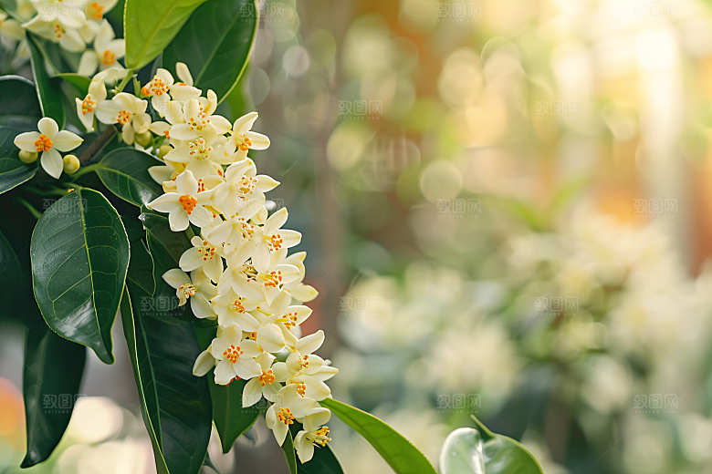 桂花金桂植物摄影图