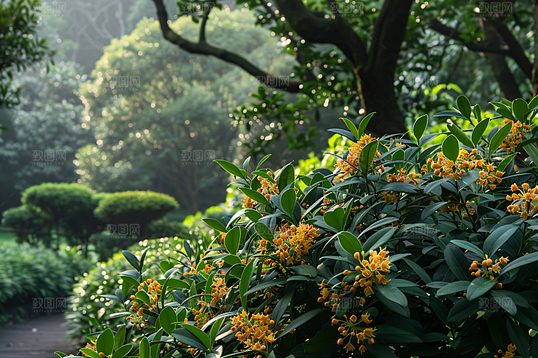 桂花秋季金桂摄影图