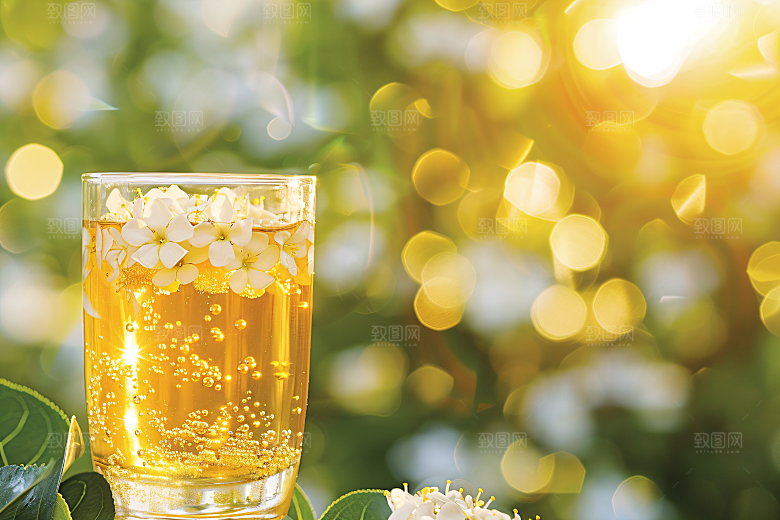 桂花金桂芳香摄影图