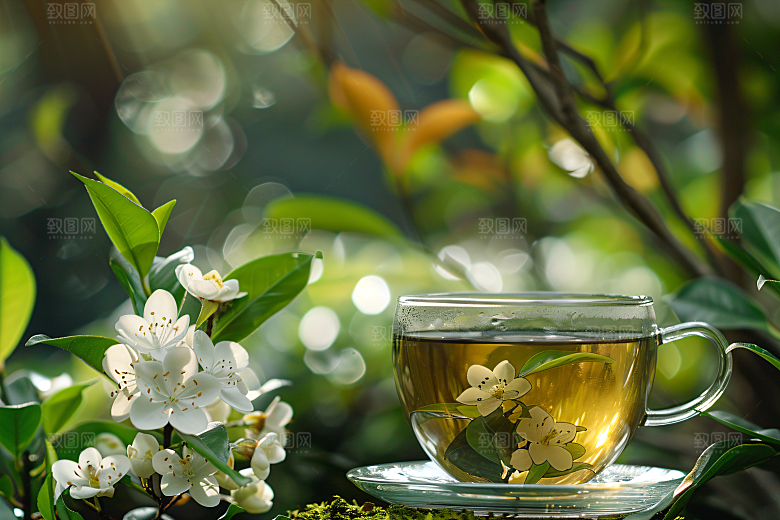 桂花芳香花朵摄影图