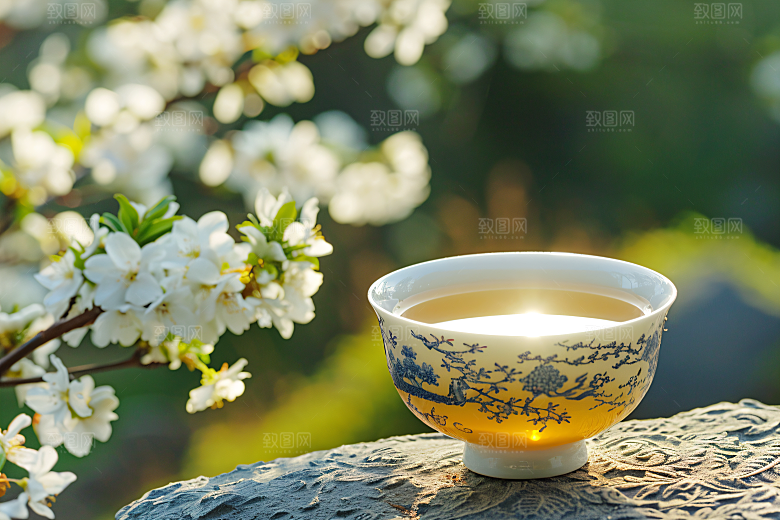 桂花金桂初秋摄影图