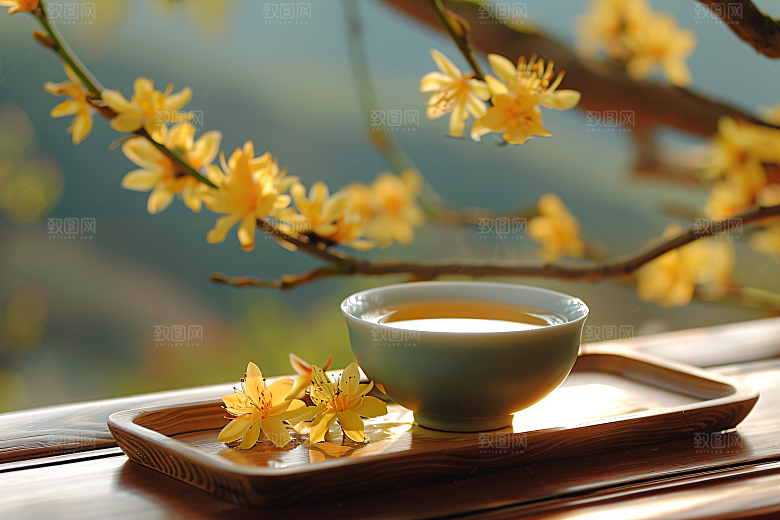 桂花植物金桂摄影图