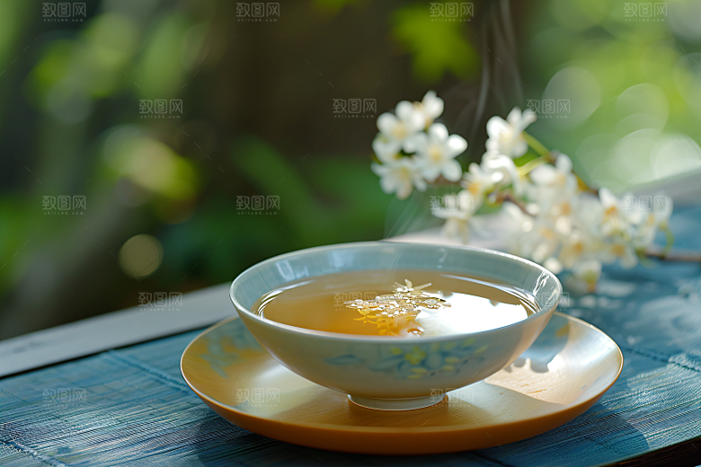 桂花自然芳香摄影图