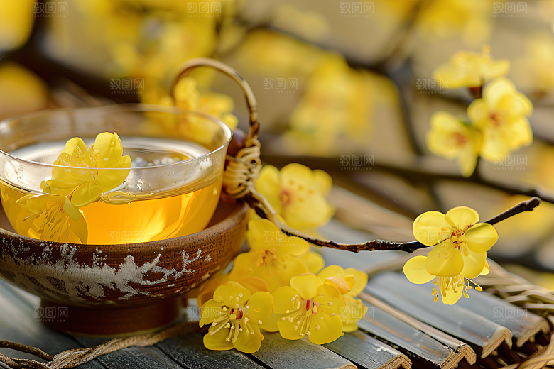 桂花四季桂花朵摄影图