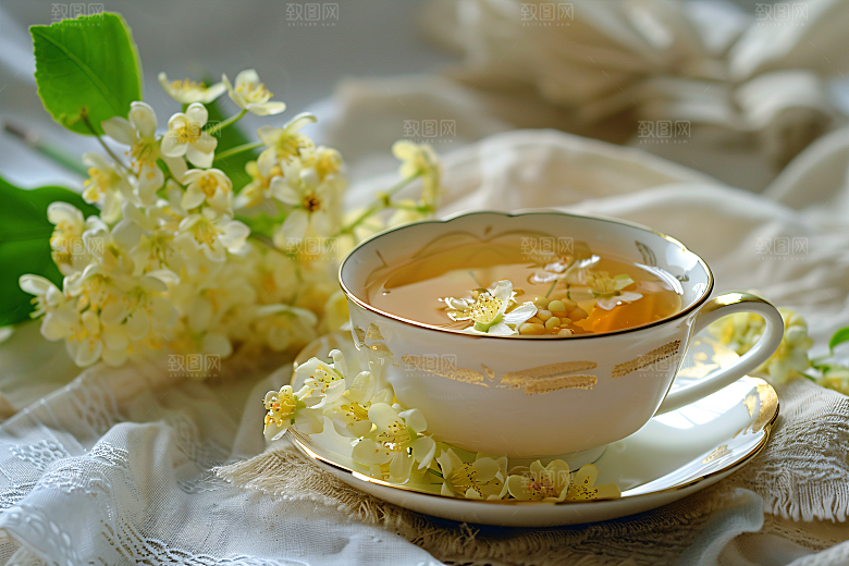 桂花花卉四季桂摄影图