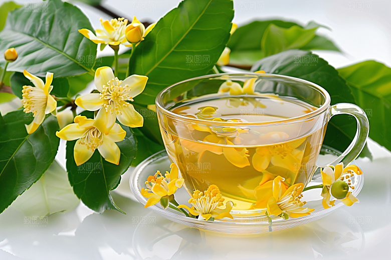 桂花花朵金桂摄影图