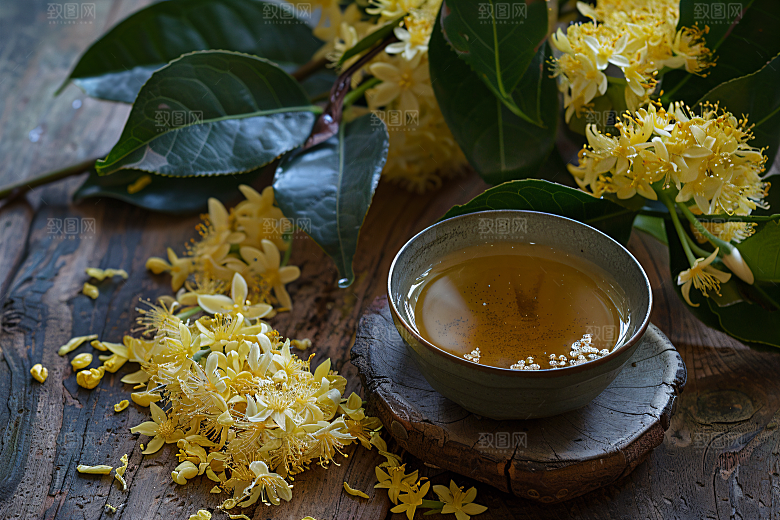 桂花树木高清摄影图
