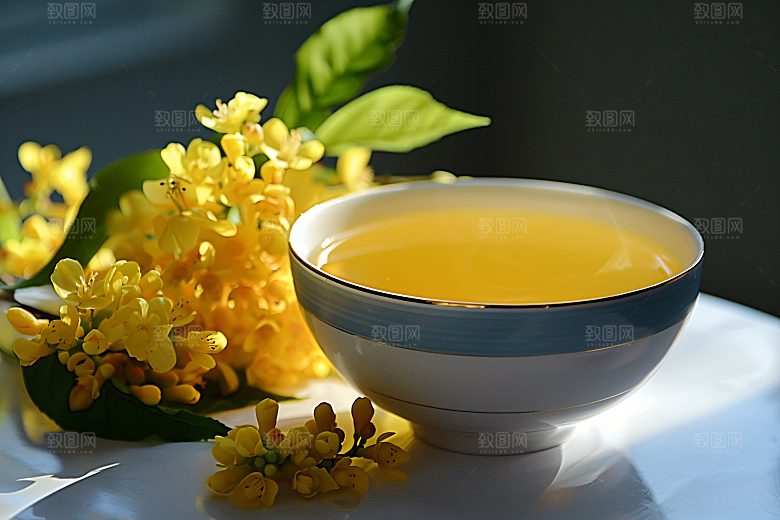 桂花高清芳香摄影图