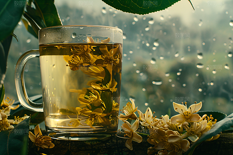 桂花芬芳植物摄影图
