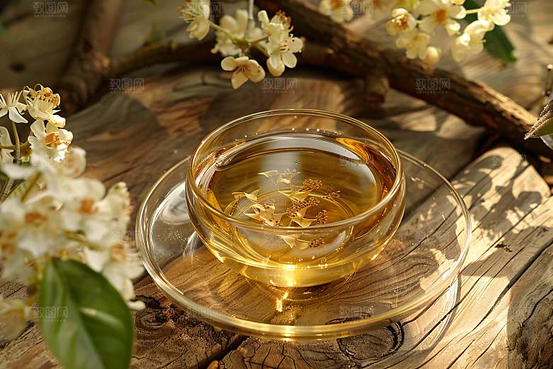 桂花金桂初秋摄影图