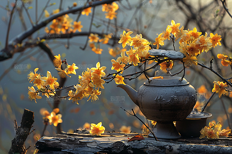 桂花初秋秋季摄影图