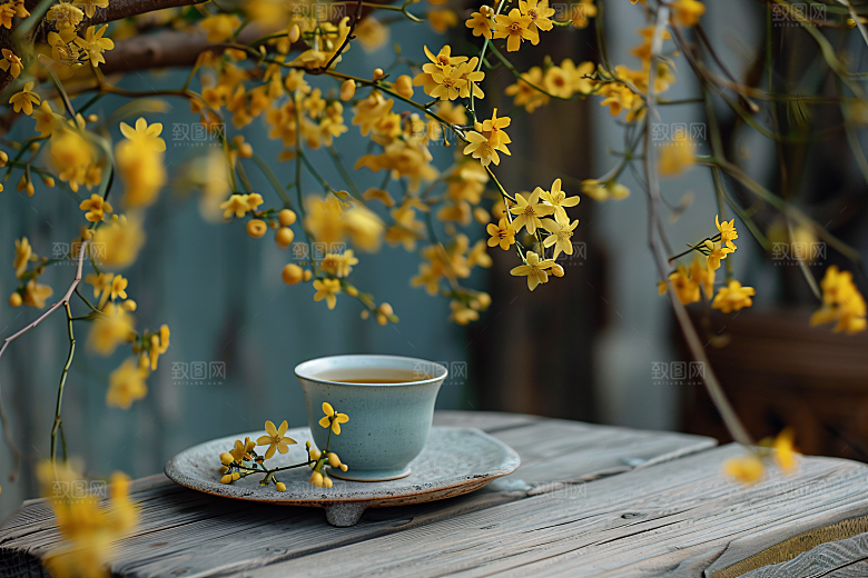 桂花高清四季桂摄影图
